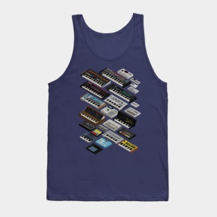 Synthesizers and Drum Machines Tank Top